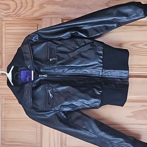 Miley Cyrus Max Azria Faux Leather Jacket Size Large